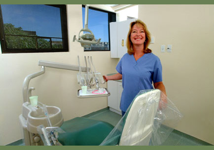 Our staff will clean your teeth with great care.